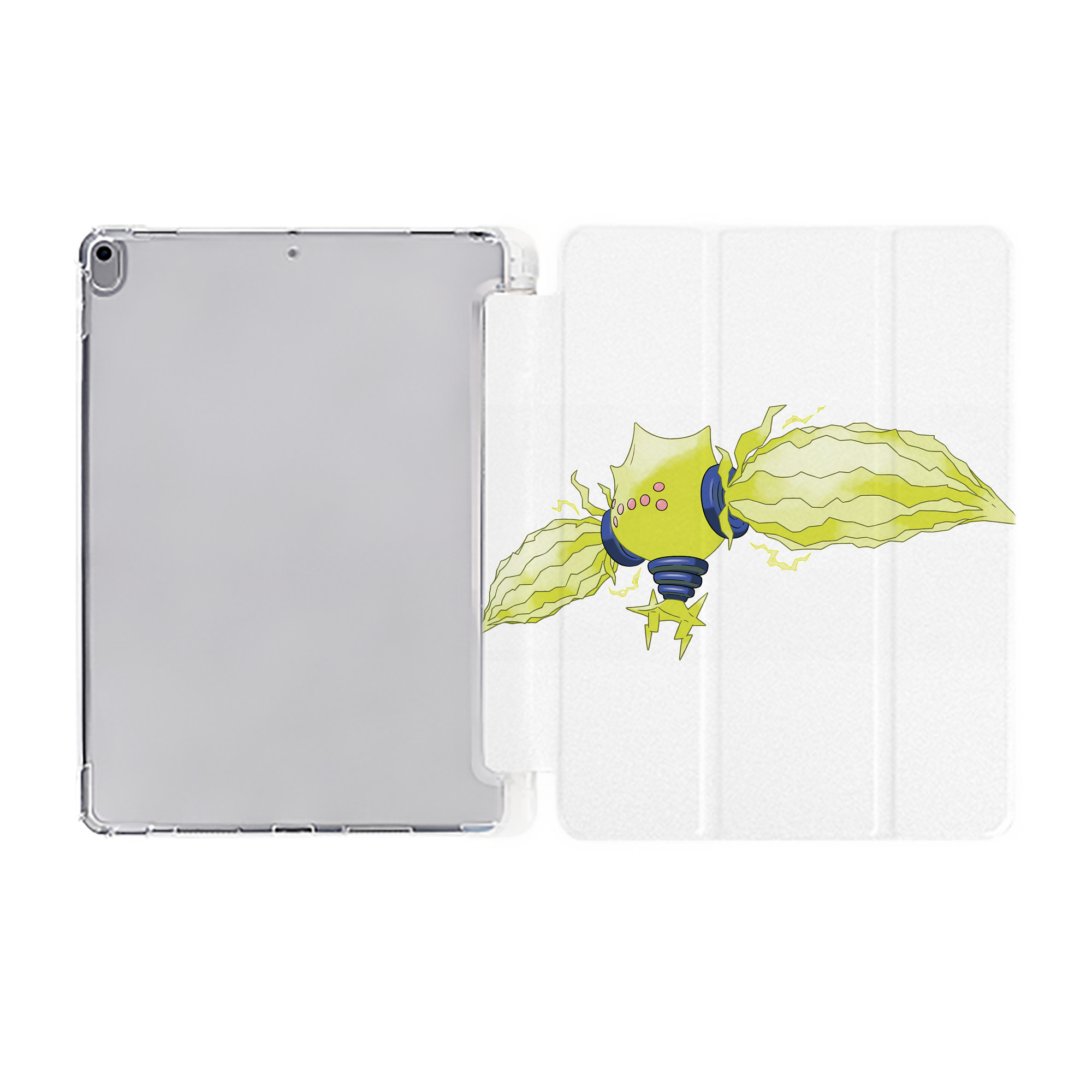 （画像用） ポケットモンスター Pokémon IPad ケース ペン収納付き 三つ折りスタンド PUレザー×シリコン 対応機種9.5/10.5/10.9インチ